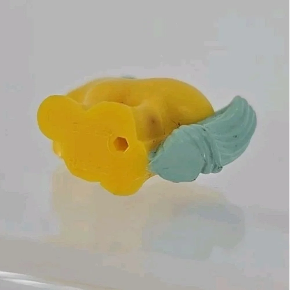 Vintage My Little‎ Pony Hasbro Horse Necklace Pendant Fair Play Yellow & Aqua